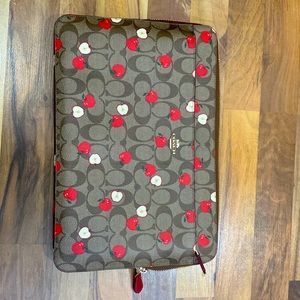 BRAND NEW never used Coach laptop/iPad case